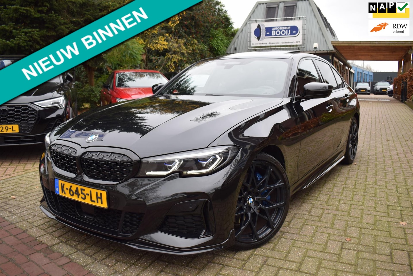 BMW 3-serie - M340i xDrive High Executive Edition AUTOM/ADAP CRUISE/AIRCO-ECC/NAVI/CARPLAY/PANO DAK/NL-A - AutoWereld.nl