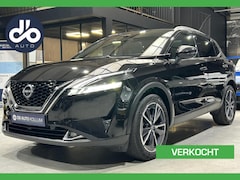 Nissan Qashqai - 1.3 MHEV 158pk AUTOM. Xtronic Tekna Plus PANO I 360 CAMERA I LUXE LEER + VERWARMD