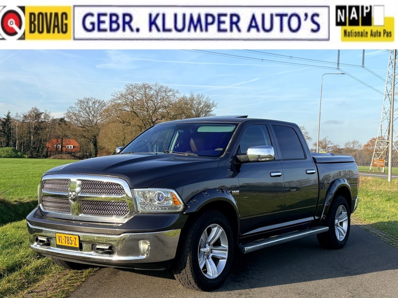Dodge Ram 1500 - 5.7 V8 4x4 Crew Cab 5'7 Longhorn MARGE, Full Option, Widebody - AutoWereld.nl