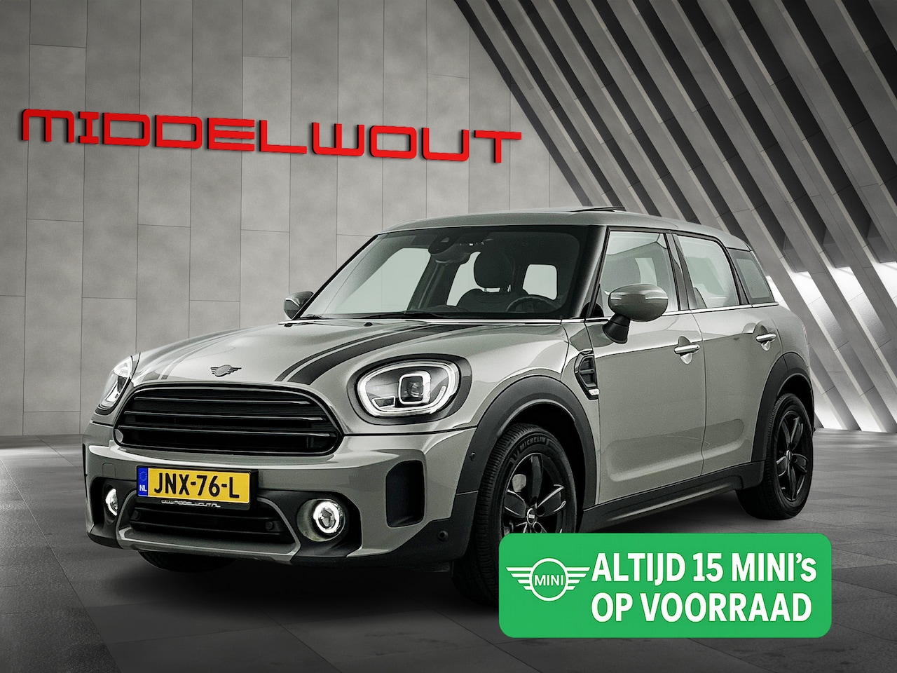 MINI Countryman - Mini 1.5 Cooper Nothwood/Pano/Leder/Clima/17"/BTWCarplay - AutoWereld.nl