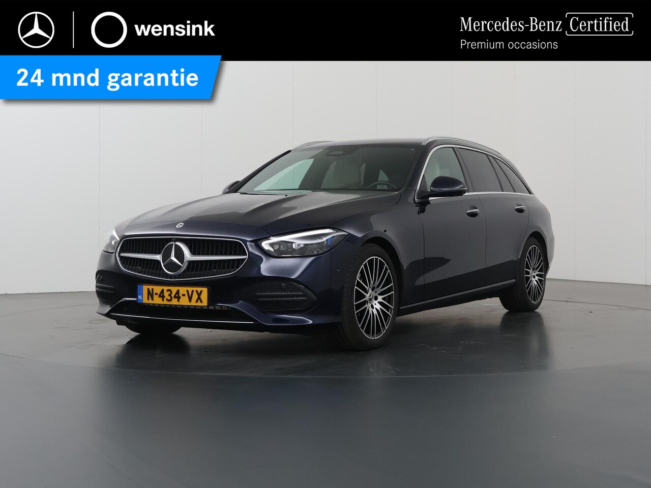 Mercedes-Benz C-klasse Estate - 200 Luxury Line | Memory | Sfeerverlichting | Digital Light | 360 graden camera | Beige in - AutoWereld.nl