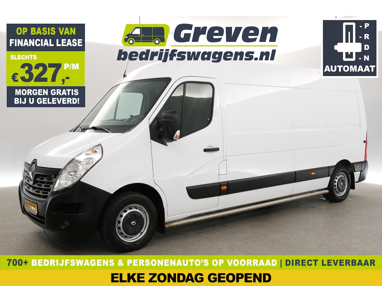 Renault Master - T35 2.3 dCi 170PK L3H2 | Automaat | Airco | Cruise | Camera | Navi | 3-Zits | Trekh. | Par - AutoWereld.nl