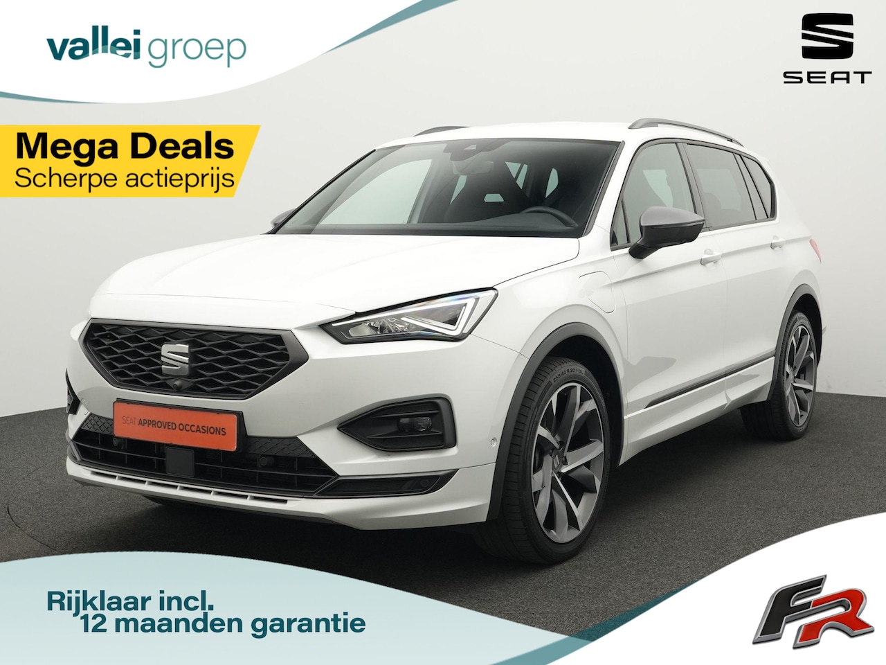 SEAT Tarraco - 1.4 TSI e-Hybrid 245 pk PHEV FR Business Intense | Trekhaak | Geheugenstoel | Adaptief ond - AutoWereld.nl