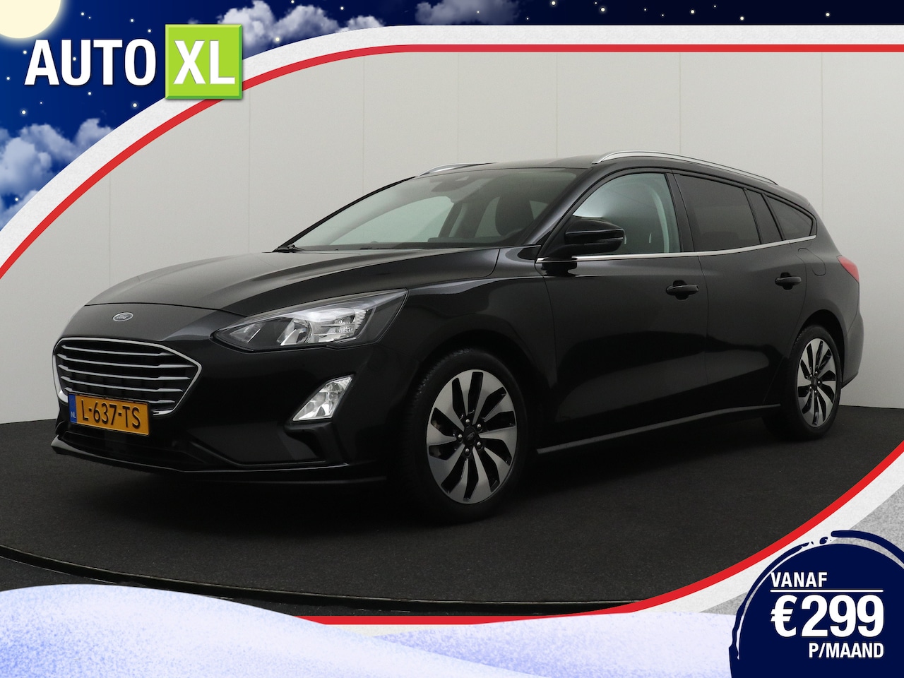Ford Focus Wagon - 1.0 100 PK Business+ Camera Climate Navi Carplay LED - AutoWereld.nl