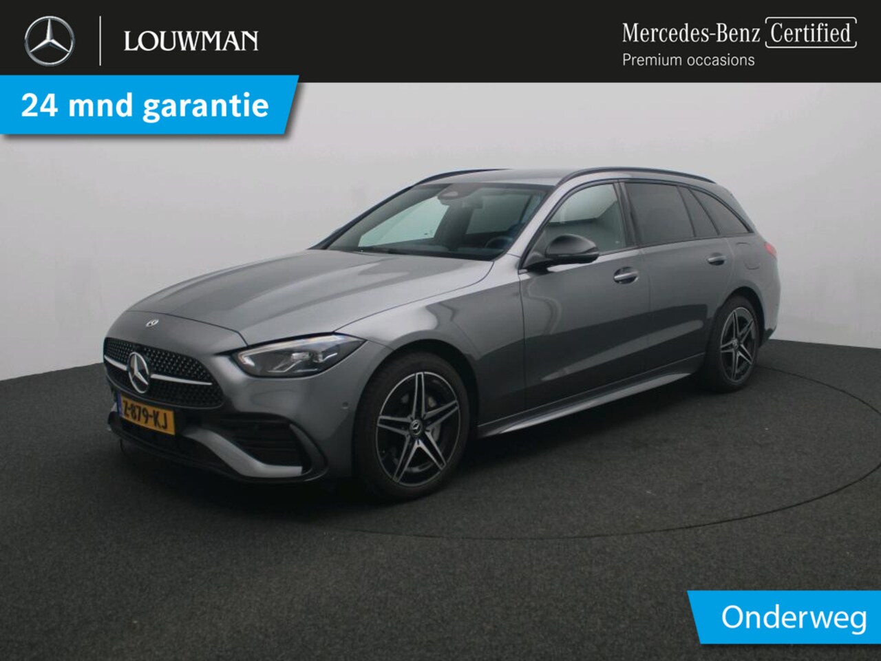 Mercedes-Benz C-klasse Estate - 300 e AMG Plug-In Hybride AMG Line | Night Pakket | Panorama Schuif-Kanteldak | Ledkoplamp - AutoWereld.nl