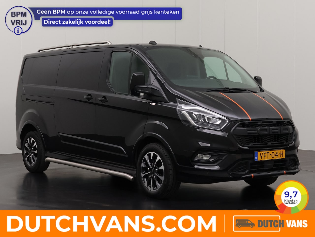 Ford Transit Custom - 2.0TDCI 185PK Lang Sport Unlimited | Navigatie | Camera | Leder | Trekhaak | Airco - AutoWereld.nl
