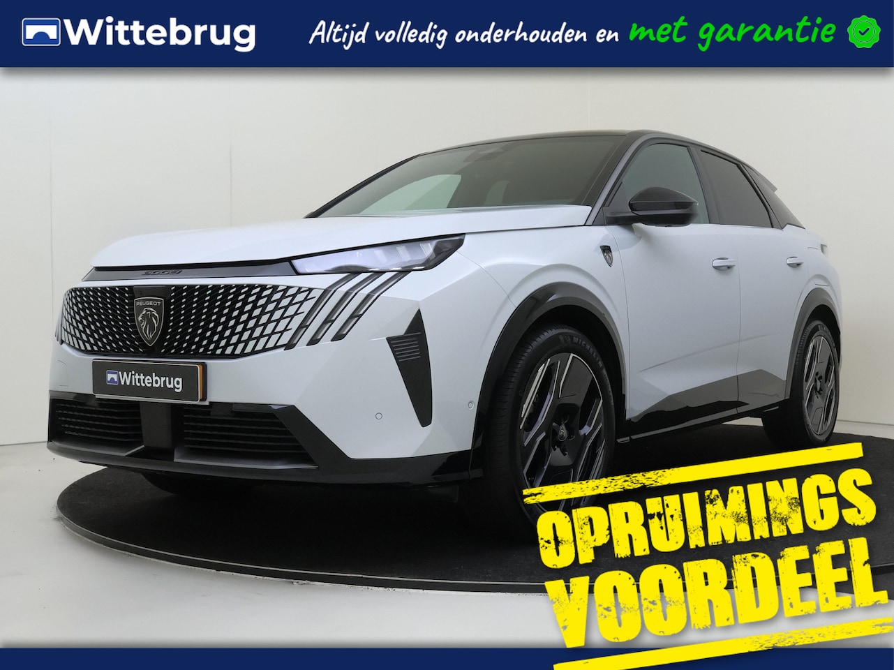 Peugeot e-3008 - GT 73 kWh | Grote actieradius | Stoelverwarming | Dak spoiler | 360 graden camera | Keyles - AutoWereld.nl