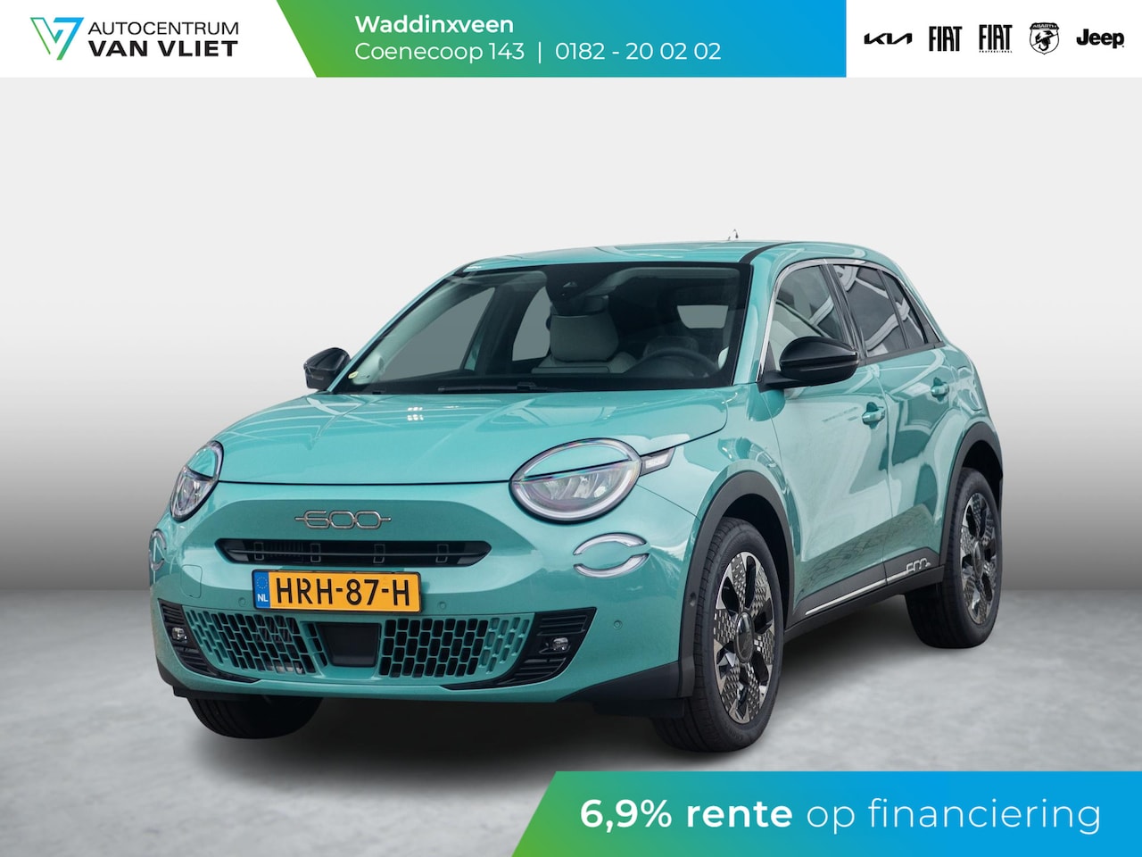 Fiat 600 - 1.2 Hybrid La Prima | Clima | Adapt. Cruise | Camera | BSM | 18" | Stoelverwarming | Apple - AutoWereld.nl