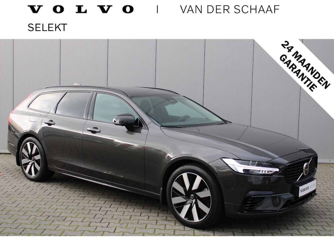 Volvo V90 - T6 Plug-in hybrid AWD Plus Dark | 360 Camera | Full-LED | El. Trekhaak | Getint glas | El. - AutoWereld.nl
