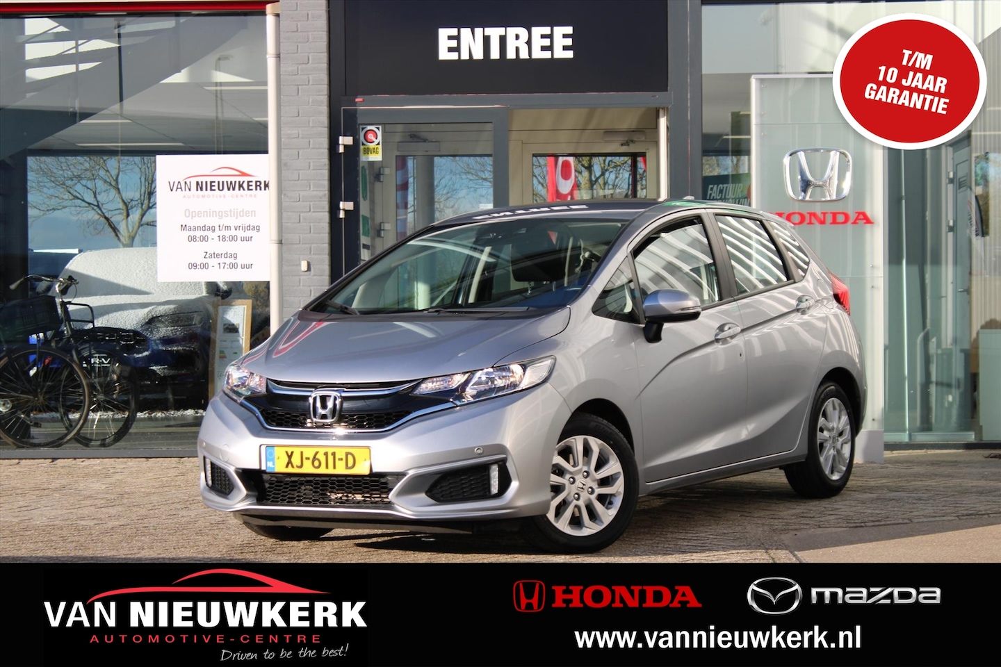 Honda Jazz - 1.3 i-VTEC 102pk Comfort | Navigatie | Cruise Controle | Airco | Verwarming | - AutoWereld.nl