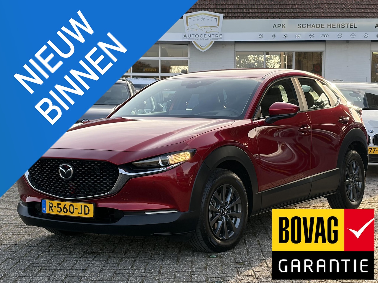 Mazda CX-30 - 2.0 e-SkyActiv-G M Hybrid Comfort TREKHAAK | CAMERA | LEER | NAVI | KLIMA | BOVAG !! - AutoWereld.nl