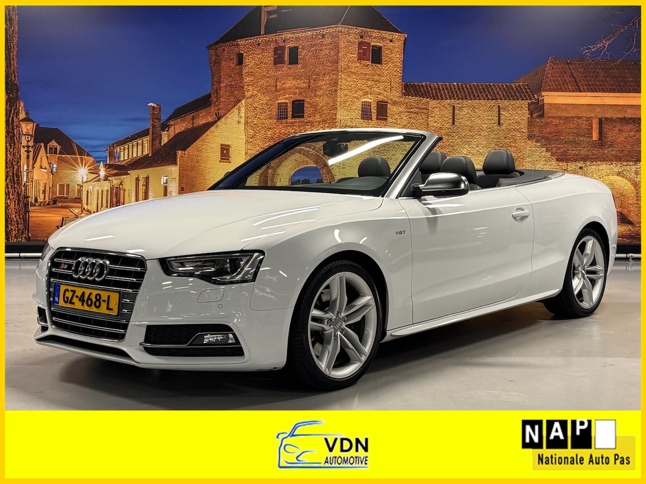Audi A5 Cabriolet - 3.0 TFSI S5 Quattro Automaat B&O ACC Camera - AutoWereld.nl
