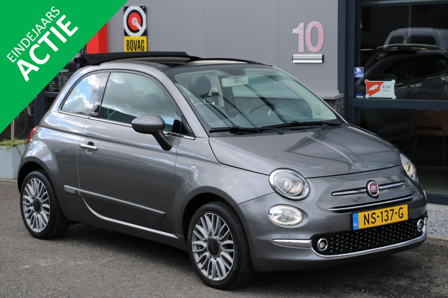 Fiat 500 C - 0.9 TwinAir Turbo Lounge 80DKM,AIRCO - AutoWereld.nl