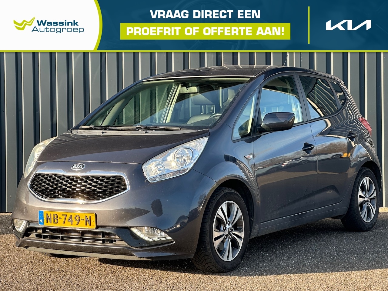 Kia Venga - 1.4 CVVT 90pk DynamicPlusLine I NL Auto I 1E Eigenaar I Navigatie I Camera I Cruise Contro - AutoWereld.nl
