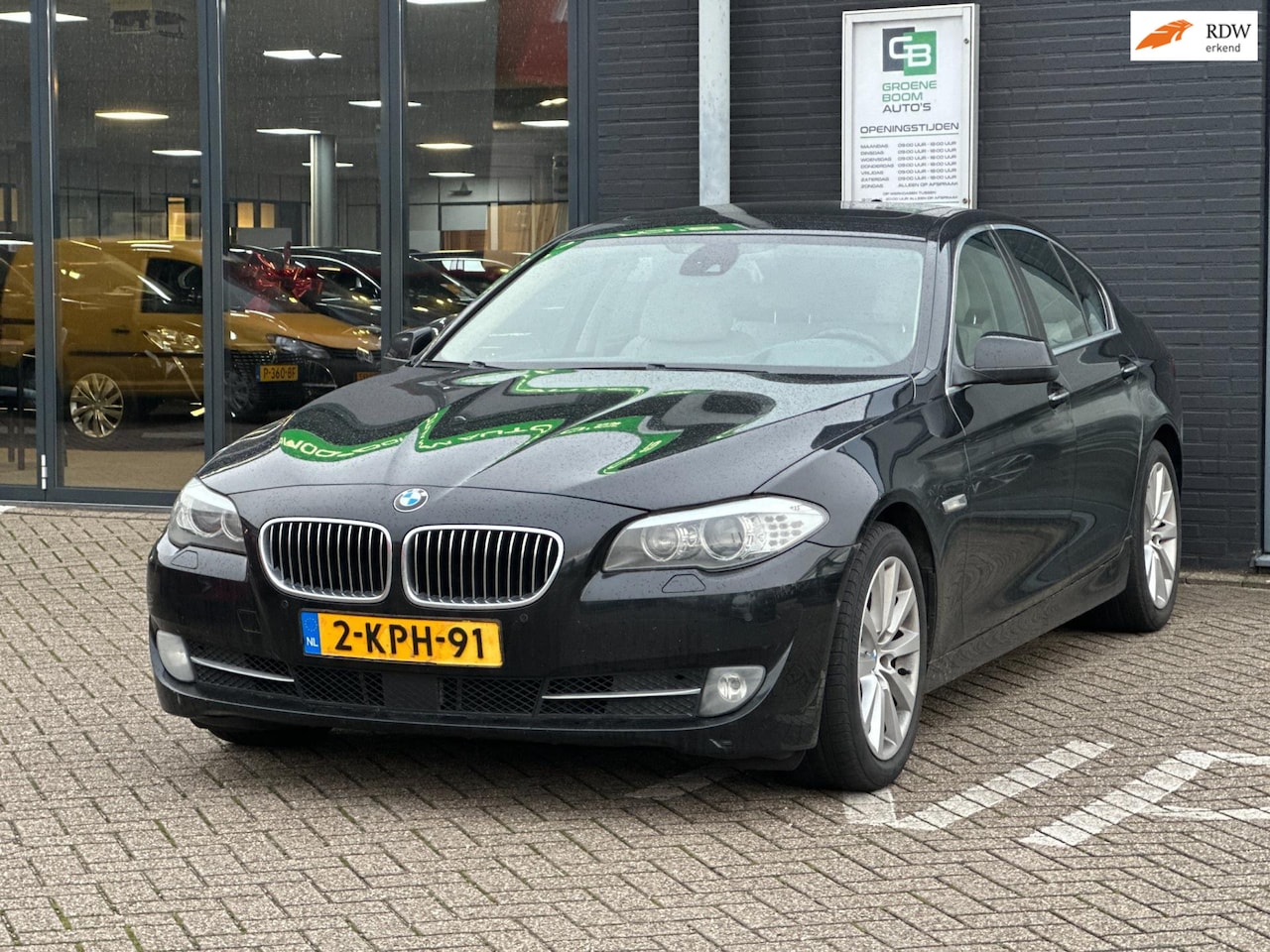 BMW 5-serie - 525d High Executive/PANO-DAK/NAVI/CAMERA/LEDER/NETTE STAAT!! - AutoWereld.nl