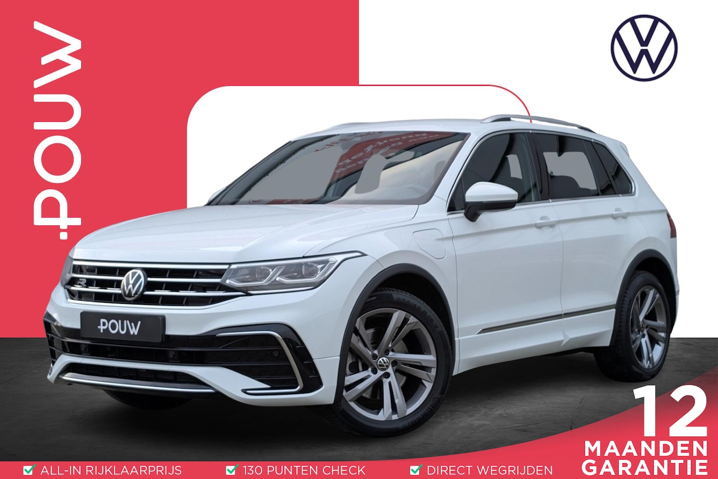 Volkswagen Tiguan - 1.4 TSI 245pk DSG eHybrid R-Line Business+ | Trekhaak | Navigatie | IQ Light - AutoWereld.nl