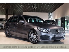 Mercedes-Benz C-klasse Estate - 180 AMG Sport Edition BTW|Leder|Sfeerverlichting|Aut-kofferklep|LED|19"|New Service/APK