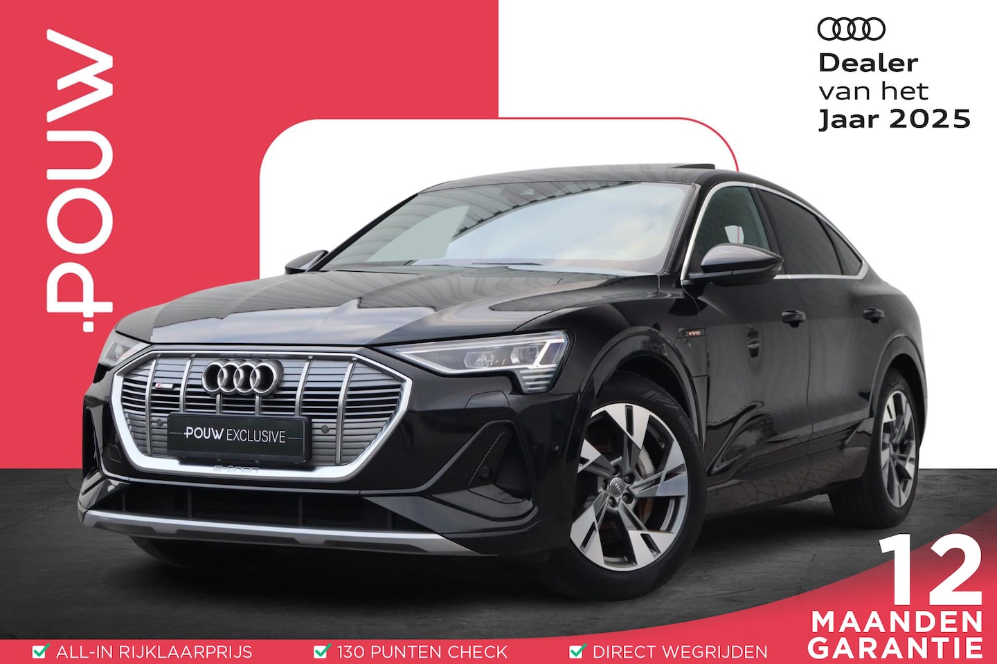 Audi e-tron Sportback - 50 313pk quattro S Edition 71 kWh | Trekhaak | Panoramadak - AutoWereld.nl