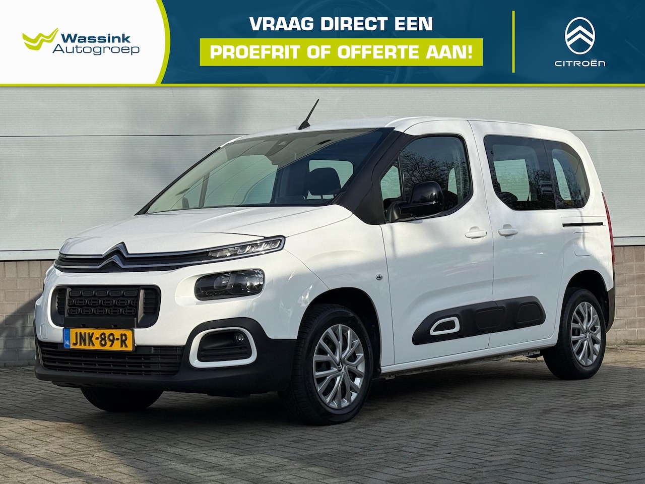 Citroën Berlingo - 1.2 PureTech 130pk Feel Automaat | Navi | Parkeersensoren | Cruise Control | Carplay / And - AutoWereld.nl