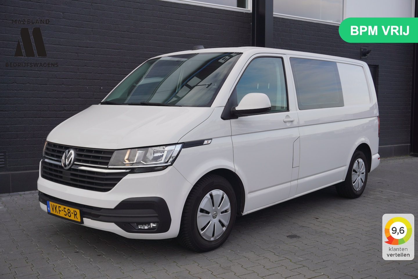 Volkswagen Transporter - 2.0 TDI 150PK EURO 6 AUTOMAAT Dubbel Cabine - Airco - Navi - Cruise - €22.950,- Excl. - AutoWereld.nl