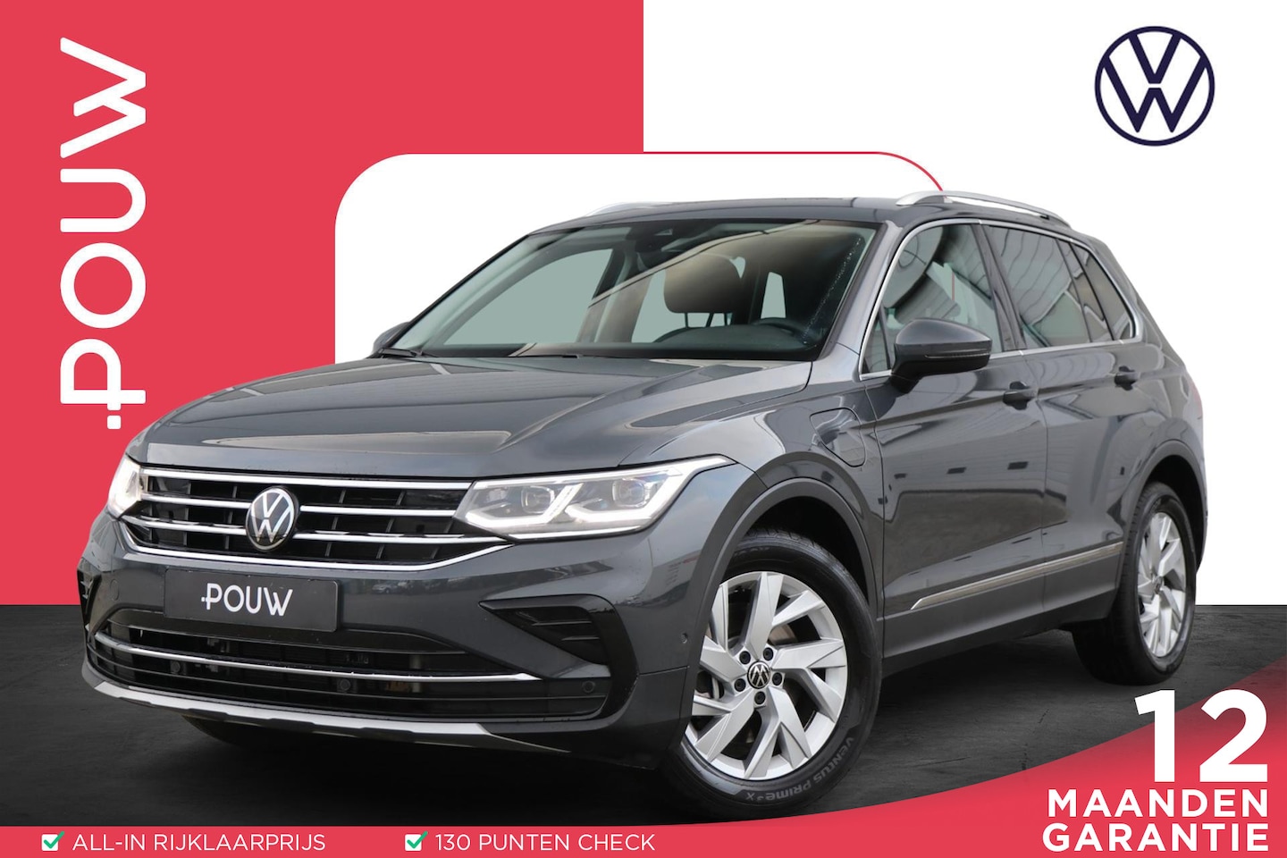 Volkswagen Tiguan - 1.4 TSI eHybrid 245pk DSG Life | SoH 99% | Trekhaak | App Connect | Achteruitrijcamera | S - AutoWereld.nl