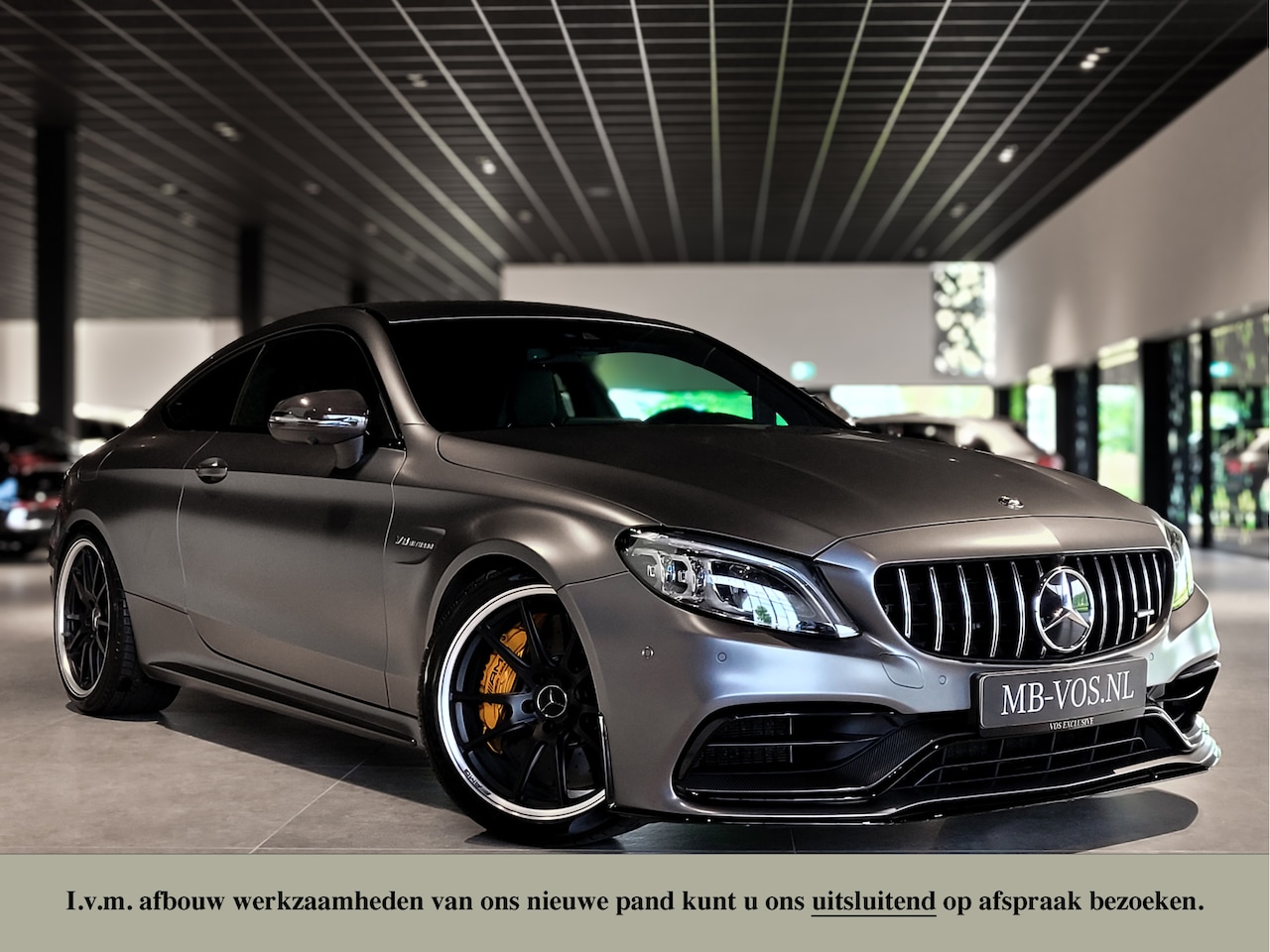 Mercedes-Benz C-klasse Coupé - AMG 63 S Ceramic|Matte lak|Aerodynamica|Full Carbon|Performance stoelen|Burmester|BTW - AutoWereld.nl