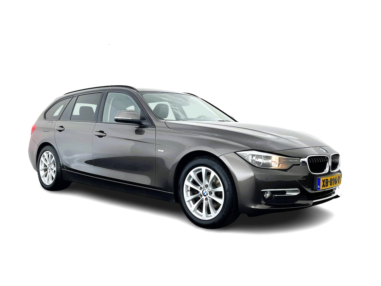 BMW 3-serie Touring - 318d Sport Edition High Executive *1/2-LEATHER | NAVI-FULLMAP | HEATED-SEATS | AIRCO | CRU - AutoWereld.nl