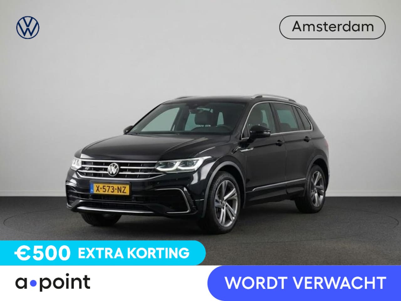 Volkswagen Tiguan - 1.4 TSI eHybrid R-Line Business 245PK PHEV | 360 graden camera | Stoel- en stuurverwarming - AutoWereld.nl