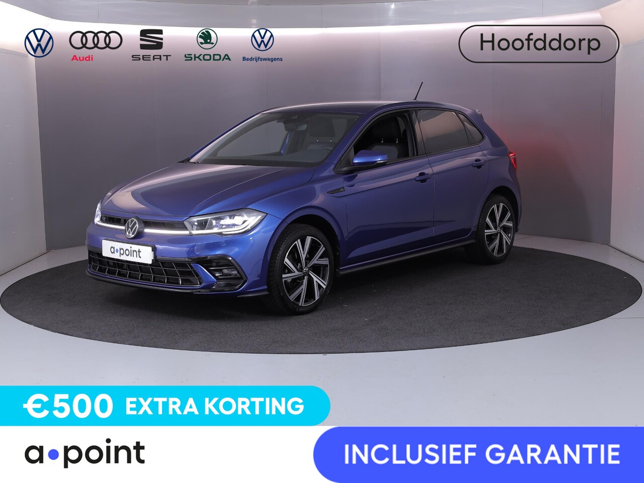 Volkswagen Polo - 1.0 TSI R-Line 110pk DSG| Navi| 17'LMvelgen | Matrix LEDlampen| Digital display - AutoWereld.nl