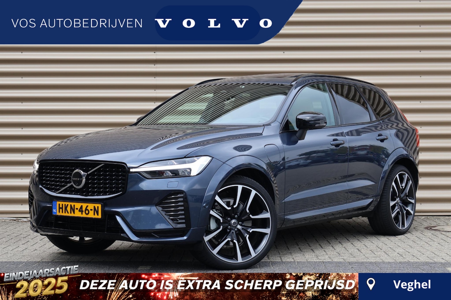 Volvo XC60 - T6 Plug-in hybrid AWD Ultra Dark | Full option | Luchtvering | Bowers & Wilkins | Massage/ - AutoWereld.nl