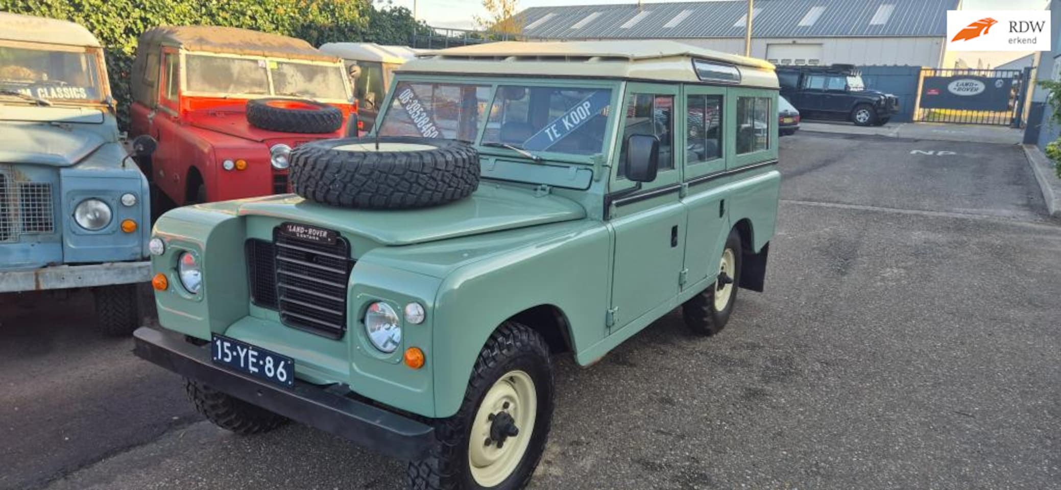 Land Rover 109 - STAWAG In nieuwstaat WB en milieuzone vrij - AutoWereld.nl