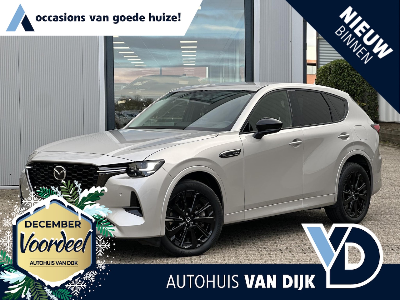 Mazda CX-60 - 2.5 e-SkyActiv PHEV Homura | Cruise Adaptief/Leder/Carplay/360° camera - AutoWereld.nl