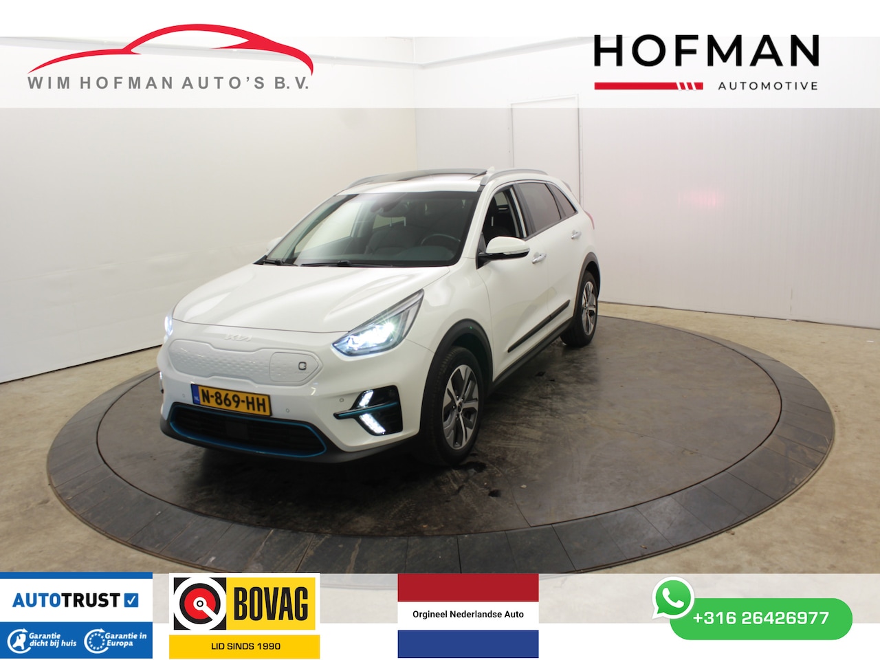 Kia e-Niro - DynamicPlusLine 64 kWh SOH 93% Pano Cam Key-less Winterpack - AutoWereld.nl