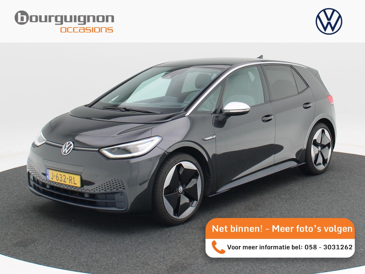 Volkswagen ID.3 - First Max 58 kWh | Adaptive Cruise | Stuurverwarming | Panoramadak | Apple CarPlay | Navig - AutoWereld.nl