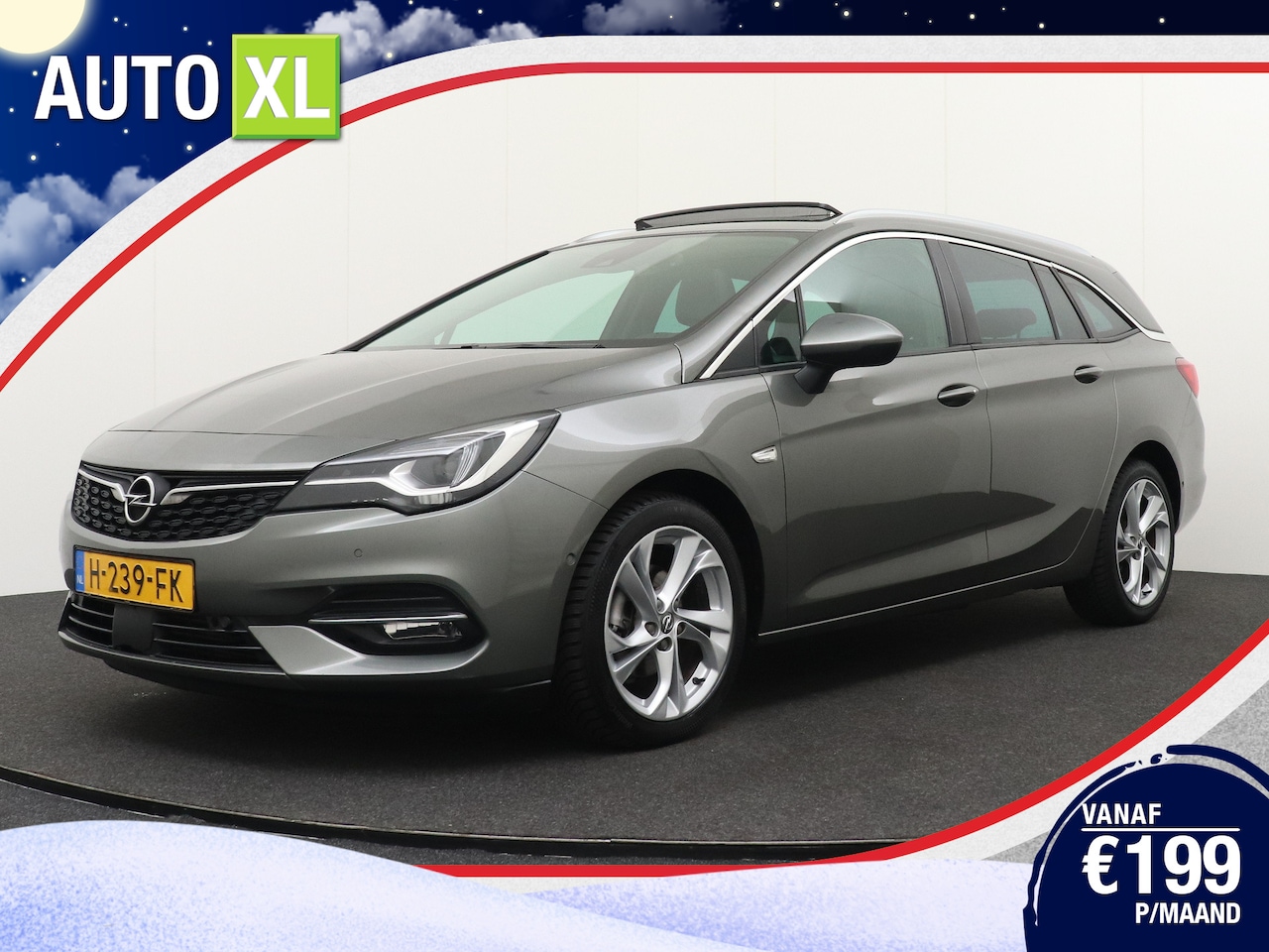Opel Astra Sports Tourer - 1.4 146 PK Aut. Elegance Schuif-/kanteldak Camera - AutoWereld.nl