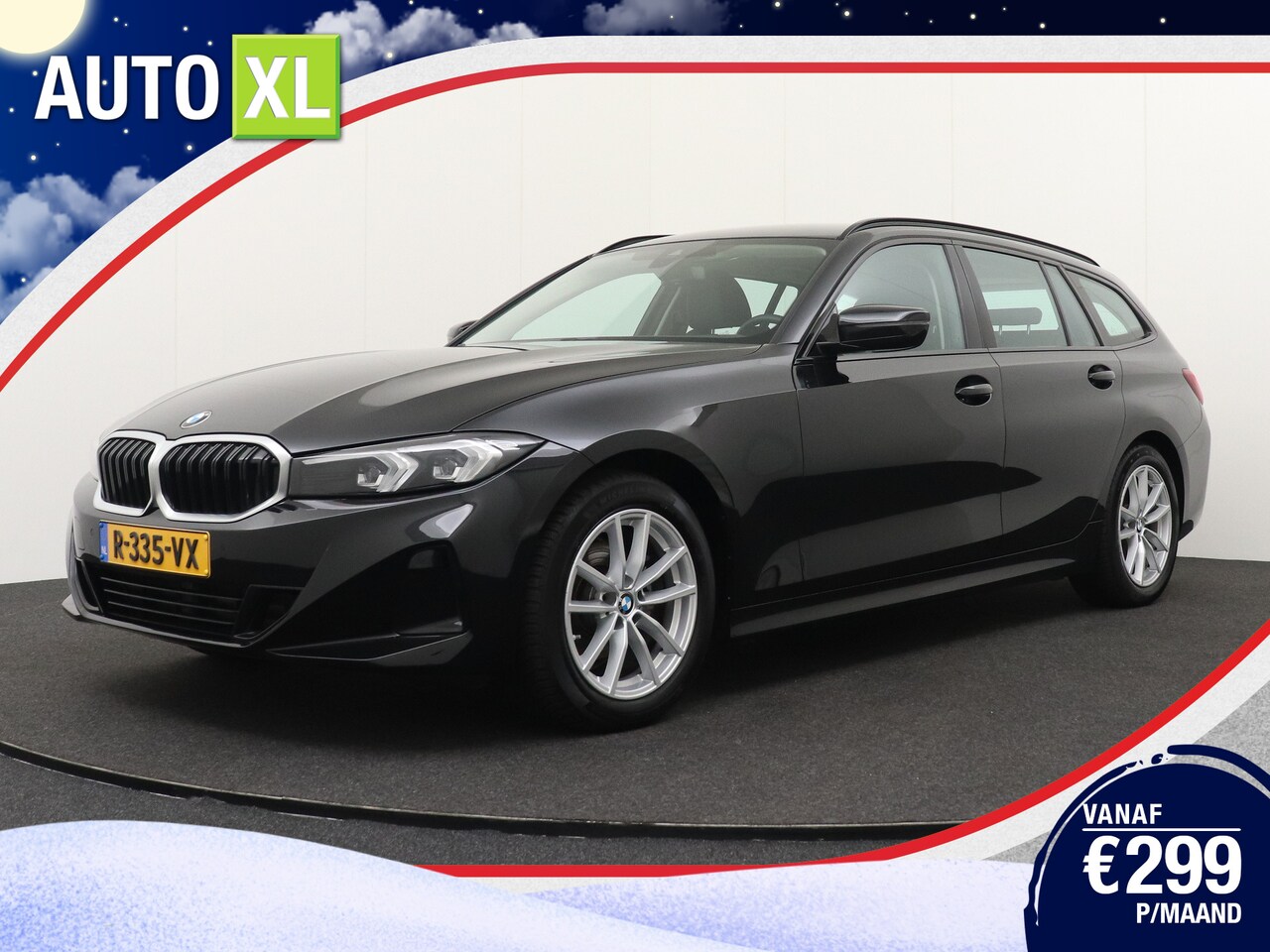 BMW 3-serie Touring - 2.0 Sportline Facelift M-Leder/Sportstoelen Curved Display - AutoWereld.nl