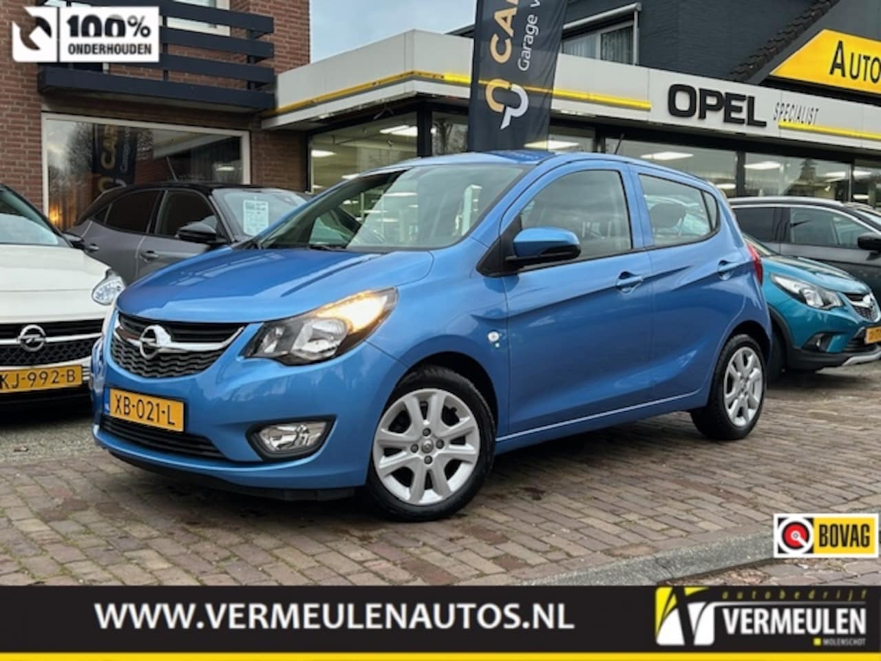 Opel Karl - 1.0 75PK Edition Automaat + Airco/ Cruise/ Bluetooth/ NL auto - AutoWereld.nl
