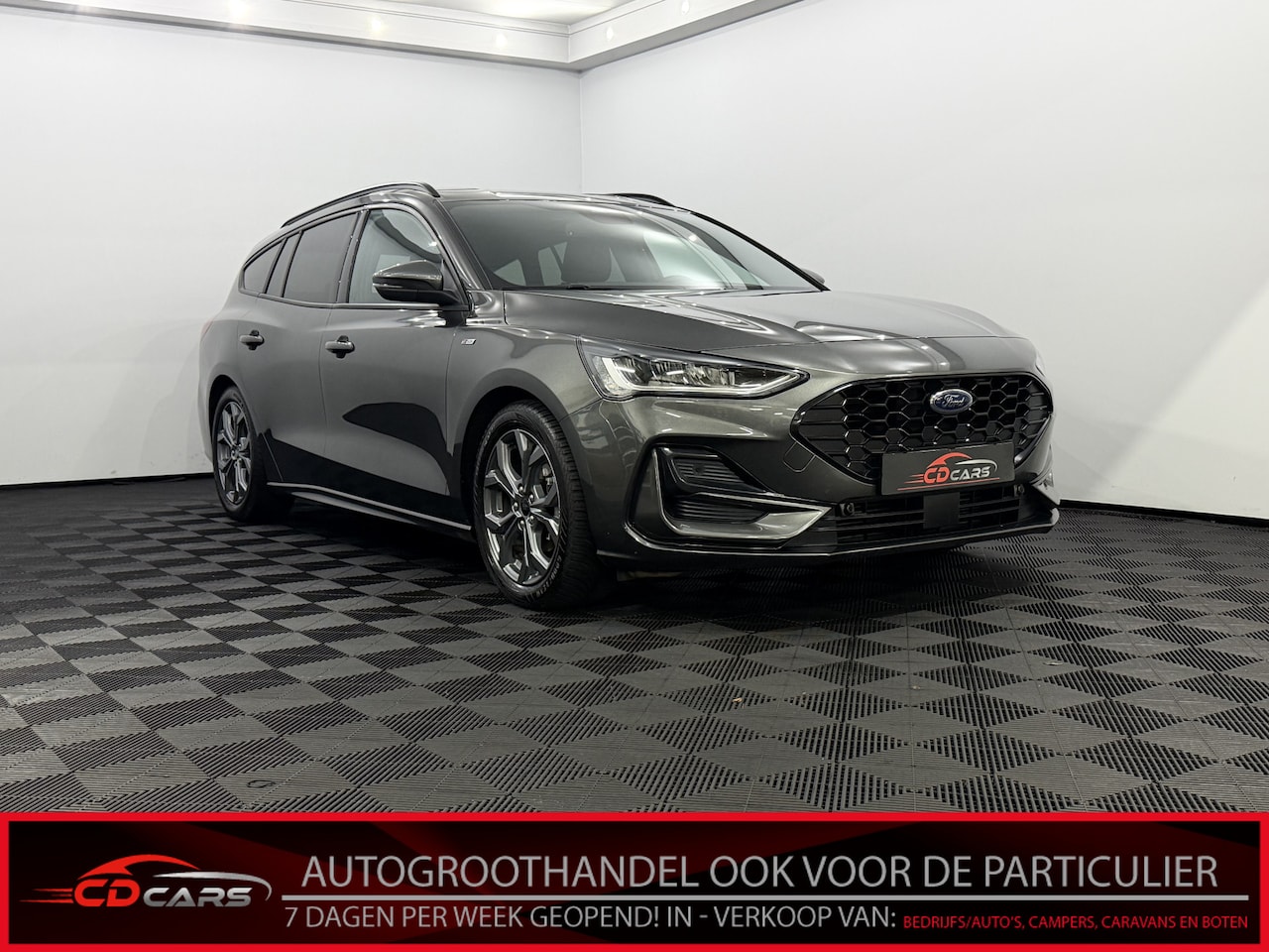 Ford Focus Wagon - 1.0 EcoBoost Hybrid ST Line Camera, Navi, Winterpakket, Cruise control, Keyless start, A s - AutoWereld.nl