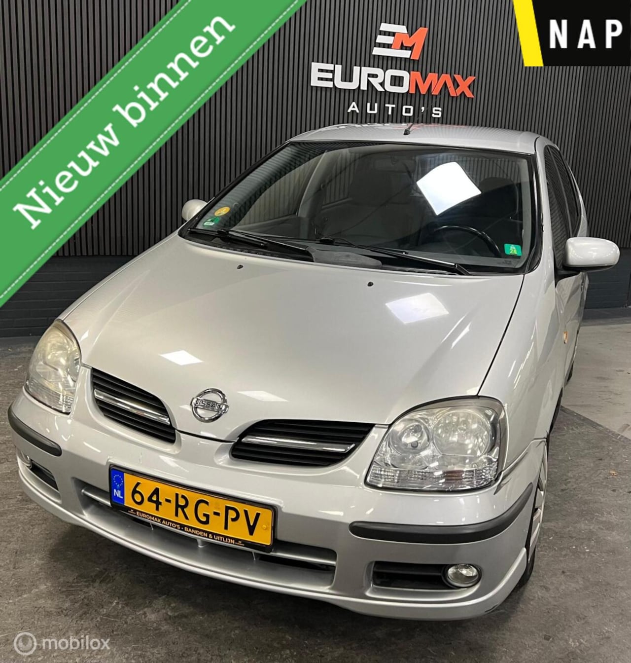 Nissan Almera Tino - 1.8 NAP - Airco - NAV - AutoWereld.nl