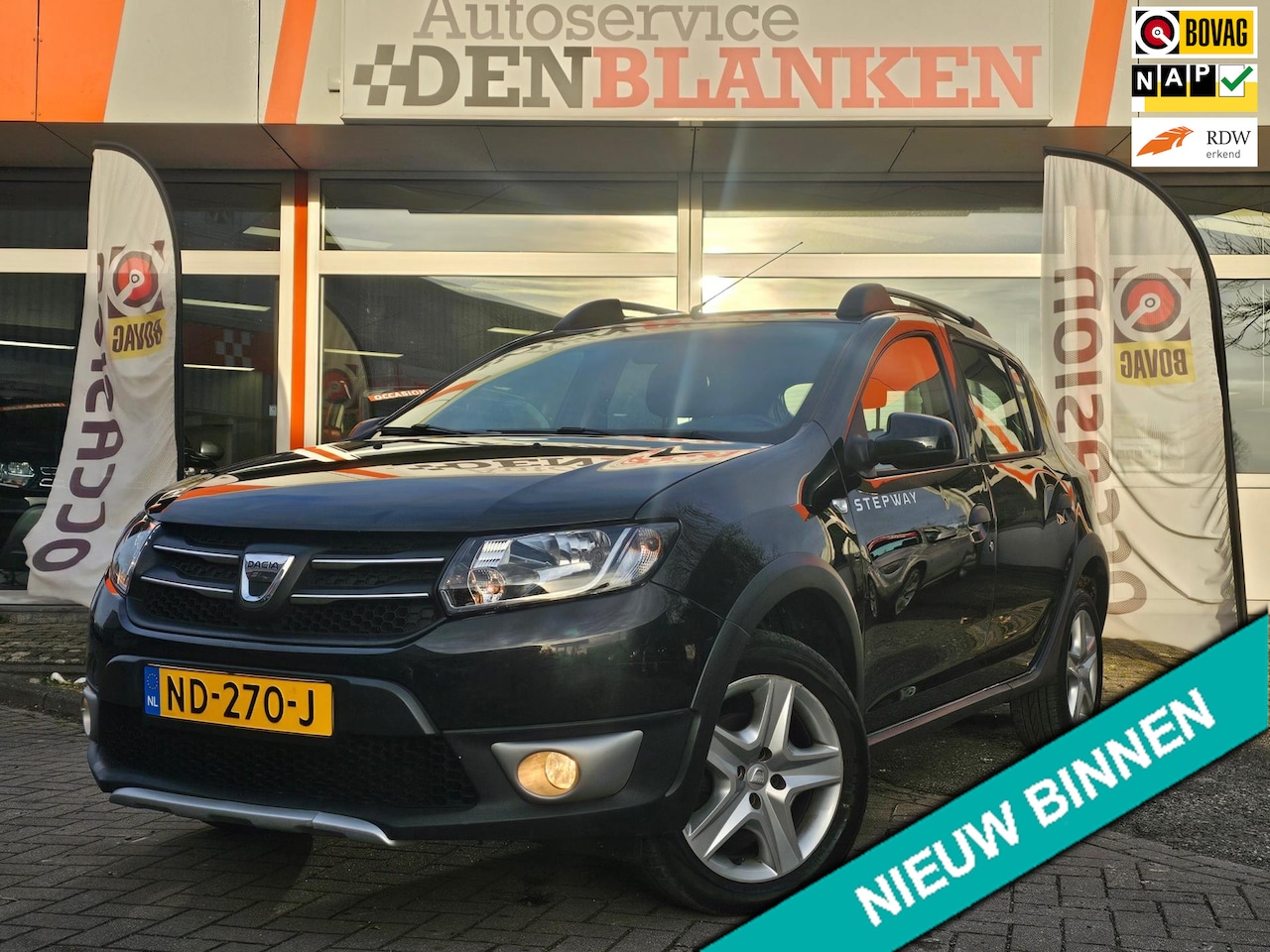 Dacia Sandero Stepway - 0.9 TCe S&S Lauréate BJ.12-2016 / Navi / Cruise / Pdc / Airco - AutoWereld.nl