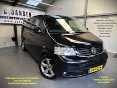 Volkswagen Transporter - 2.5 TDI 340 Highline DC Automaat Volle auto | 18" LM Velgen | Bluetooth | Navigatie