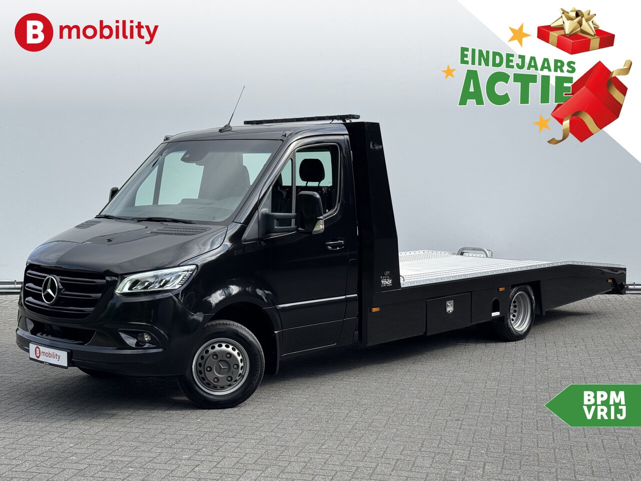 Mercedes-Benz Sprinter - 519 CDI Tijhof AluLiner Luchtvering+TA35-ANN Aanhanger 3.500kg Autotransporter/ Oprijwagen - AutoWereld.nl