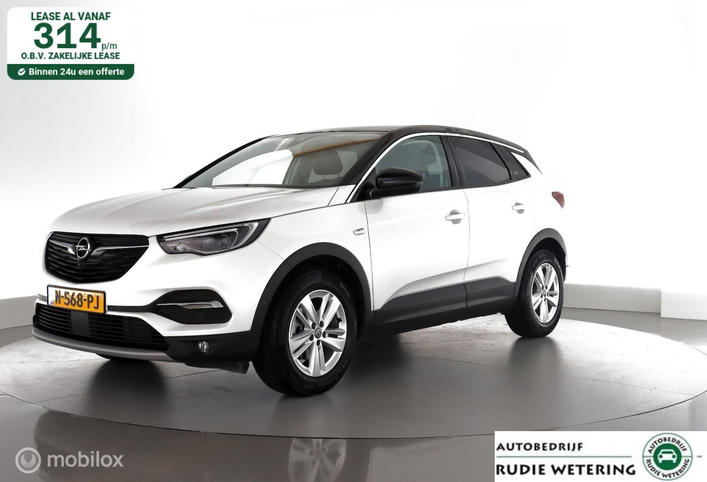 Opel Grandland X - 1.2 T automaat Business Elegance leder|winter|nav|360cam|lmv17 - AutoWereld.nl
