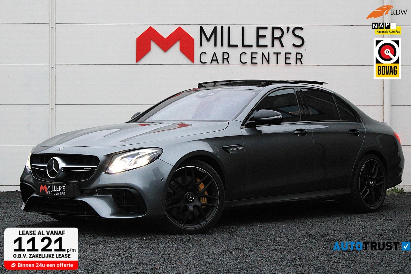 Mercedes-Benz E-klasse - AMG 63 S 4MATIC Premium Plus BOMVOL HUD - AutoWereld.nl