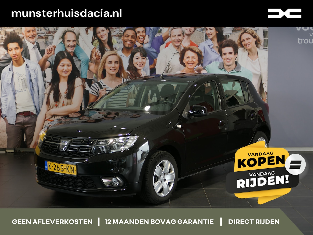Dacia Sandero - 1.0 TCe Bi-Fuel Comfort *LPG!* - Occasion Lease vanaf €424 p/m - Bluetooth - cruise - airc - AutoWereld.nl
