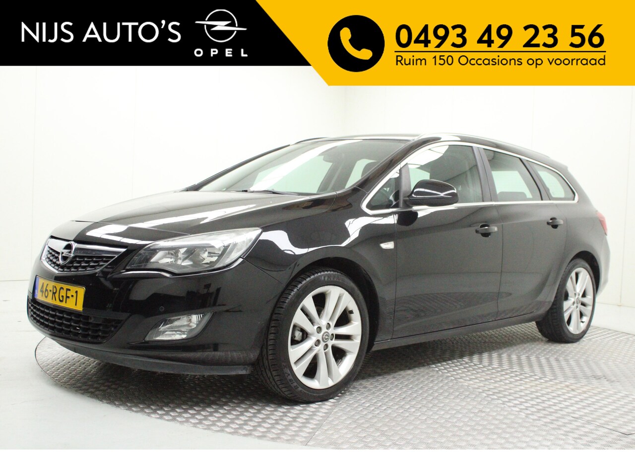 Opel Astra Sports Tourer - 1.4 Turbo Sport 140 pk | leder | 18 inch | trekaak | climate control | pdc v/a | cruise co - AutoWereld.nl