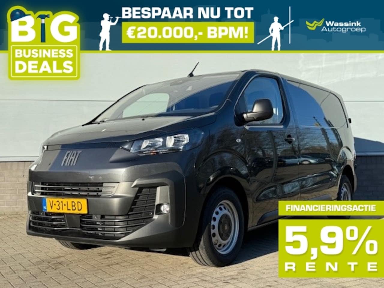 Fiat Scudo - GB 2.0 Diesel 145pk L2 | Trekhaak | Verhoogd Laadvermogen | Cruise Control | Camera | Park - AutoWereld.nl