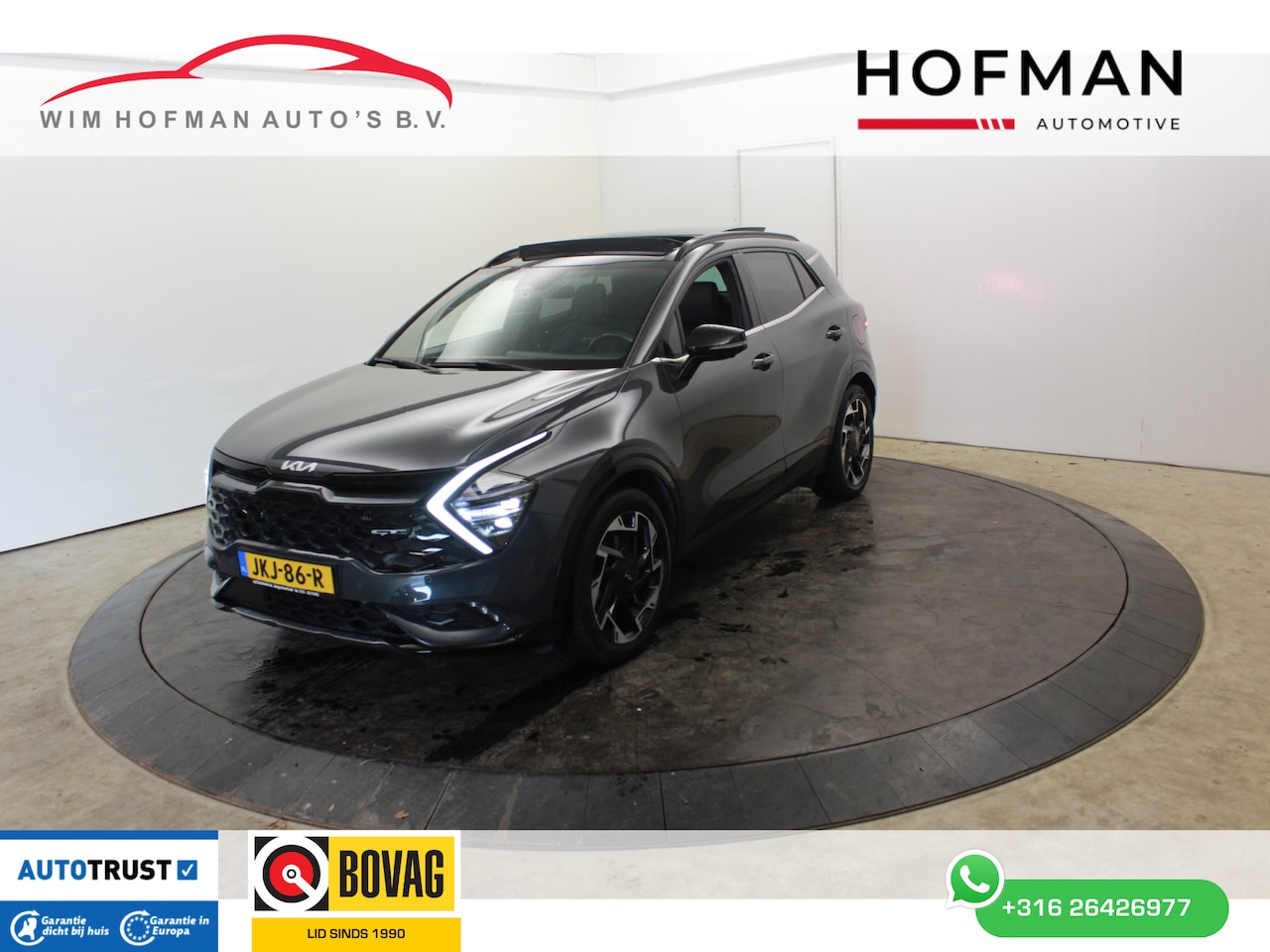 Kia Sportage - 1.6 T-GDi Plug-in Hybrid AWD GT-PlusLine Pano Cam Vol Leder El Aklep + Stoelen Dhoek - AutoWereld.nl