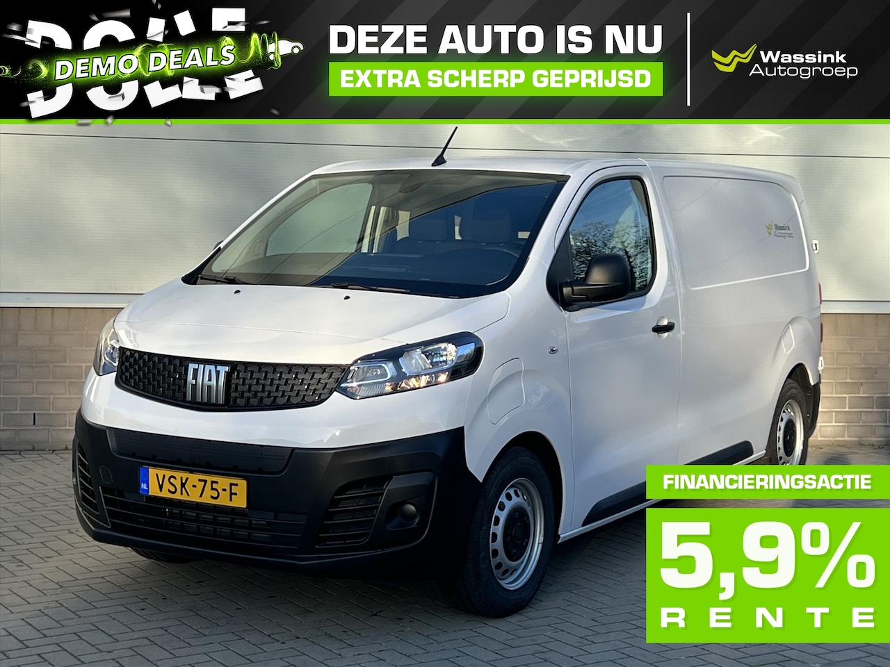 Fiat Scudo - Elektrisch 75kWh DEMO DEALS I 136pk L2H1 I Navigatie | Carplay - AutoWereld.nl