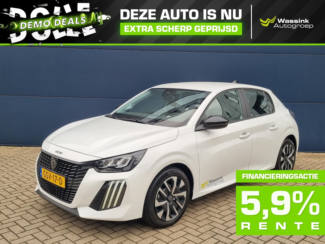 Peugeot 208 - DEMO DEAL I Active | Navigatie | Apple Carplay/Android Auto | Airco | Cruise control | - AutoWereld.nl